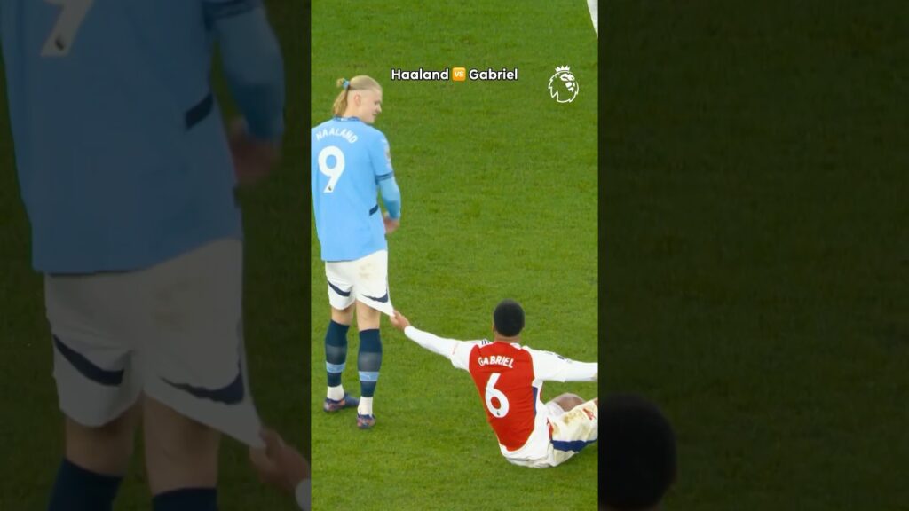 Haaland v Gabriel RIVALRY continues 🍿