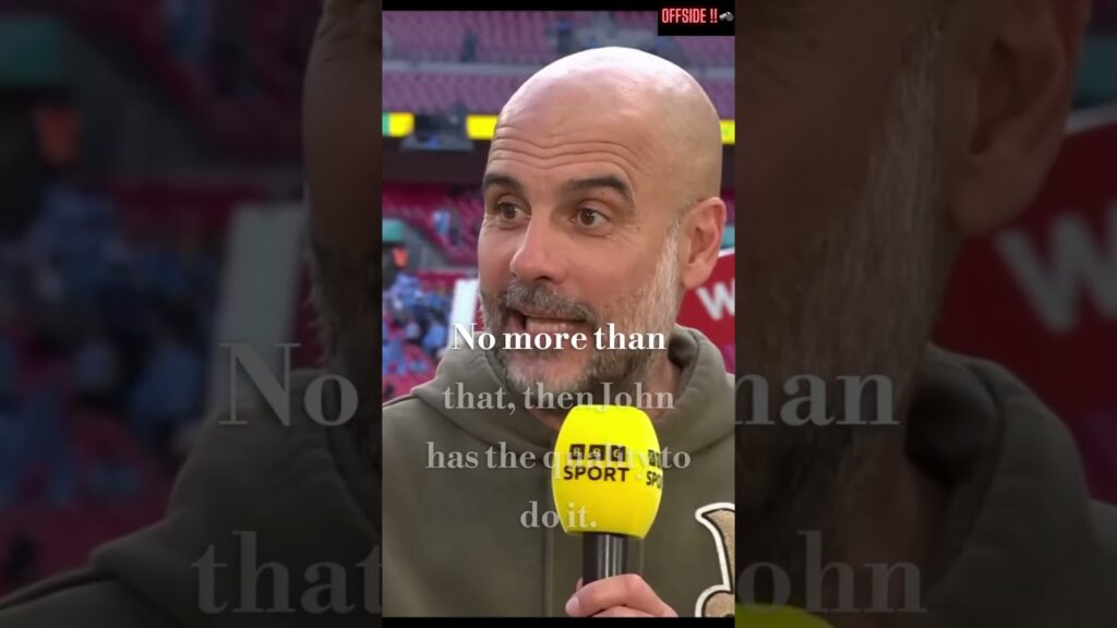 Pep Guardiola 👨‍🏫 giving insight on John Stones positioning 😱🧐 #shorts #short #football #soccer