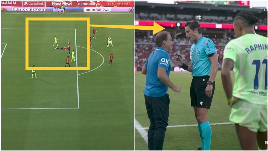 Ferran Torres goal CONTROVERSIALLY allowed by VAR vs Mallorca |Referee AVOIDING TO WHISTLE to injury