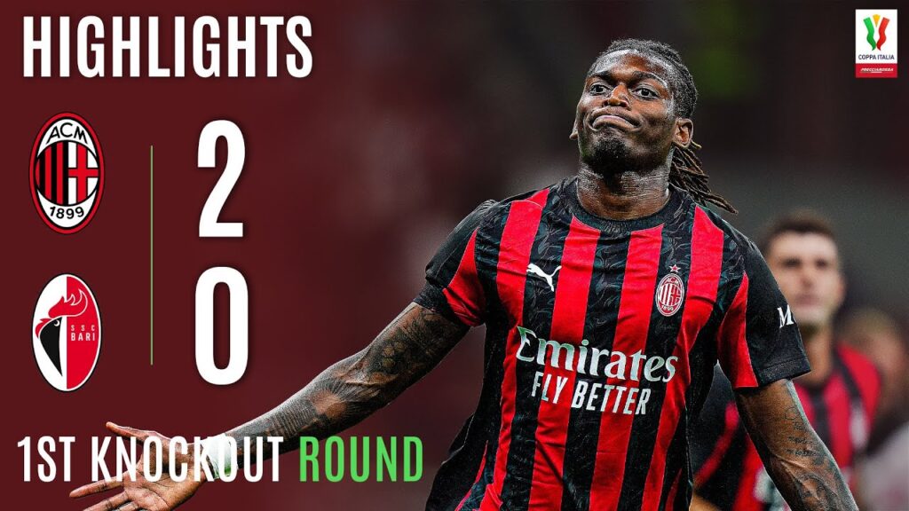 MILAN-BARI 2-0 | HIGHLIGHTS | Leao and Pulisic Seal Milan Win | Coppa Italia Frecciarossa 2025/26