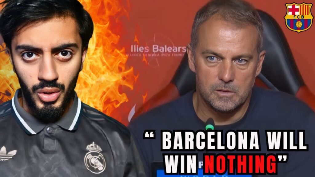 HANSI FLICK HAS HAD ENOUGH OF BARCELONA...