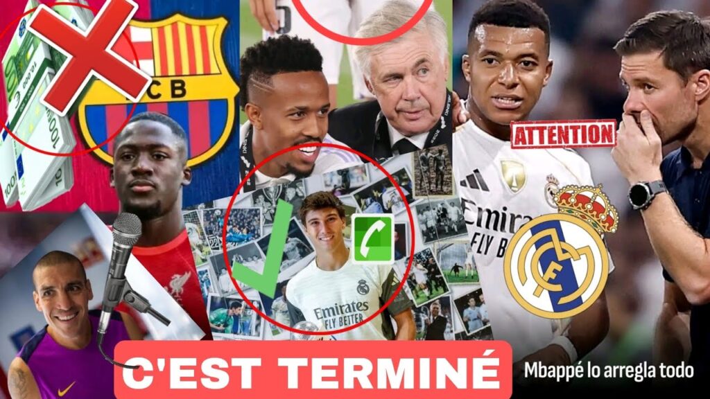 C'est fini entre Barça et. Eder militao resté a la maison mbappe mooy yakaar real Madrid