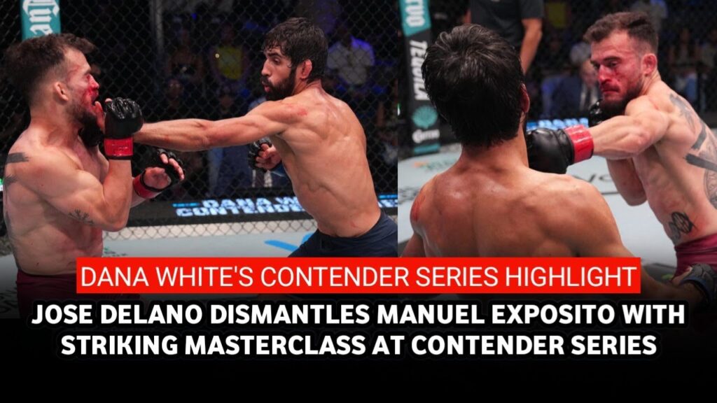 DWCS 78 results: Brazilian Striker Jose Delano Shines in Contender Series Beatdown