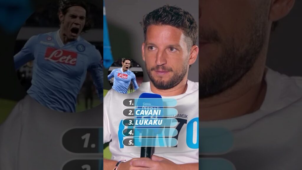 TOP 5 ATTACCANTI del NAPOLI... secondo MERTENS 🎤💙