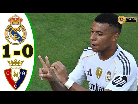 Real Madrid vs Osasuna 1-0 - All Goals & Highlights 🔥 2025