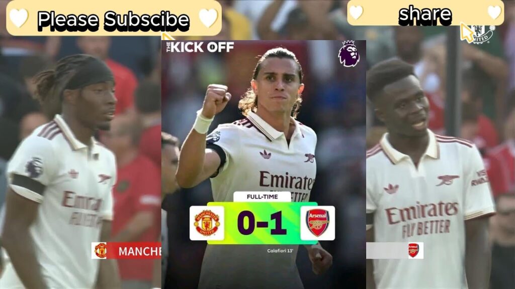 Arsenal VS Manchester United    1 0  Highlights