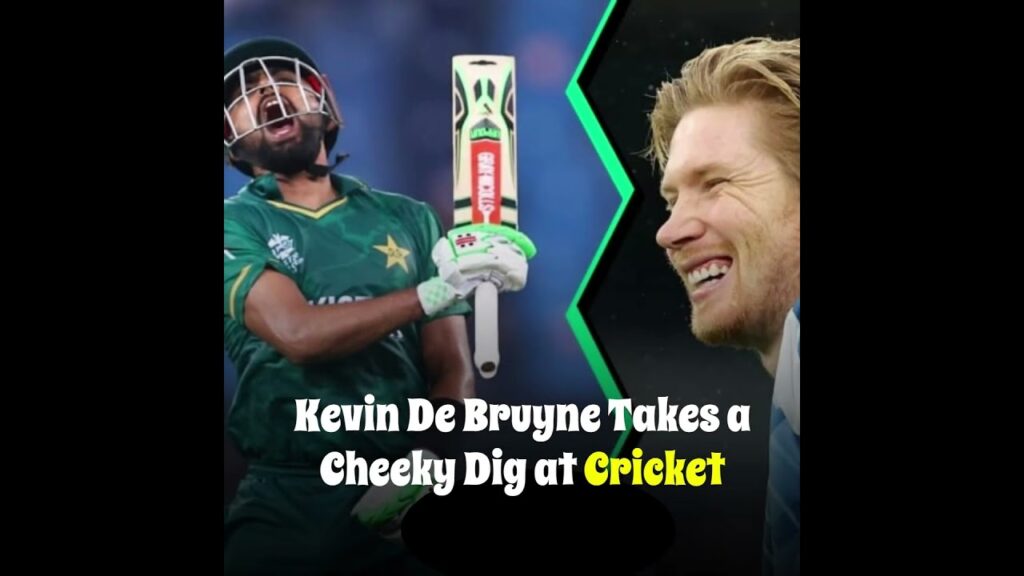 😂 Kevin De Bruyne ROASTS Cricket in Style!#cricketroast #footballfans #roast  #football