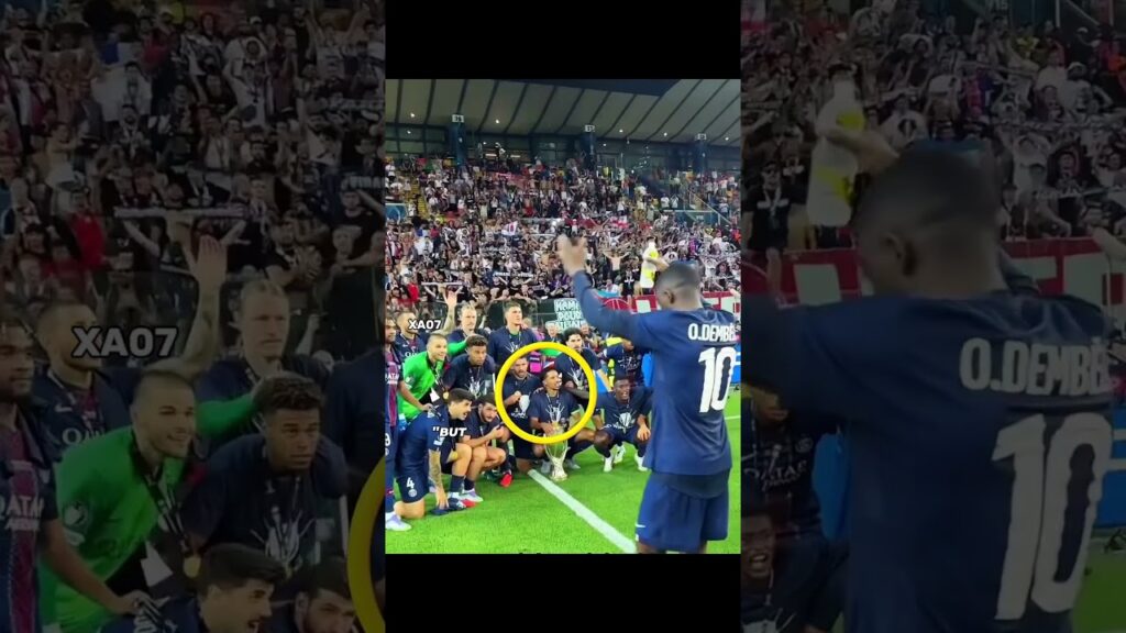 Marquinhos Gave His Medal To Zabarnyi❤️‍🩹🥺 Respect #handsomegamer #shorts #psg #marquinhos #ronaldo