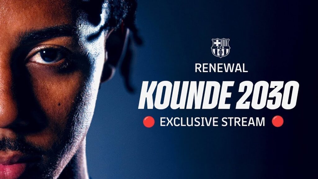 🔴 EXCLUSIVE LIVESTREAM: JULES KOUNDE signs his NEW CONTRACT for FC BARCELONA 📝🔵🔴
