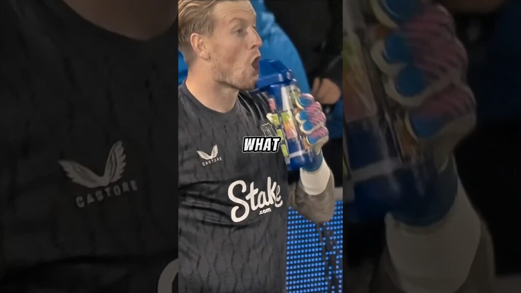 Jordan Pickford’s Water Bottle Bluff? Nmecha Reveals All! #shorts