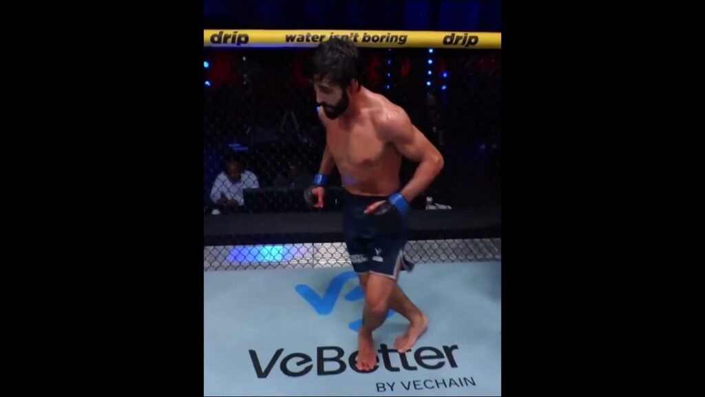 Jose Delano après sa victoire aux Dana White’s Contender Series