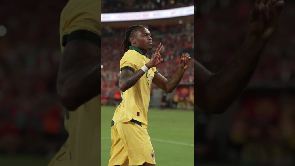 Rafael Leão's goal dedicated to Diogo Jota ❤️ | #Shorts