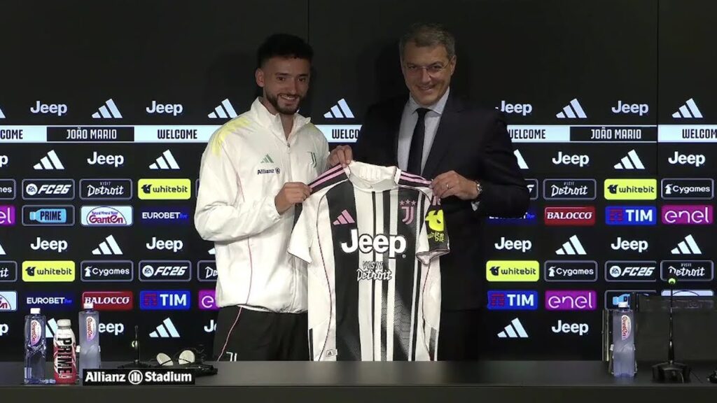 JOAO MARIO: "la grandezza della Juve mi ha sorpreso". Conferenza di presentazione