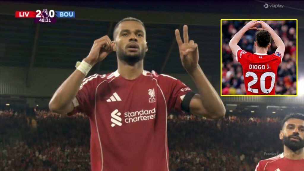 ❤️ Cody Gakpo celebration pays tribute to Diogo Jota