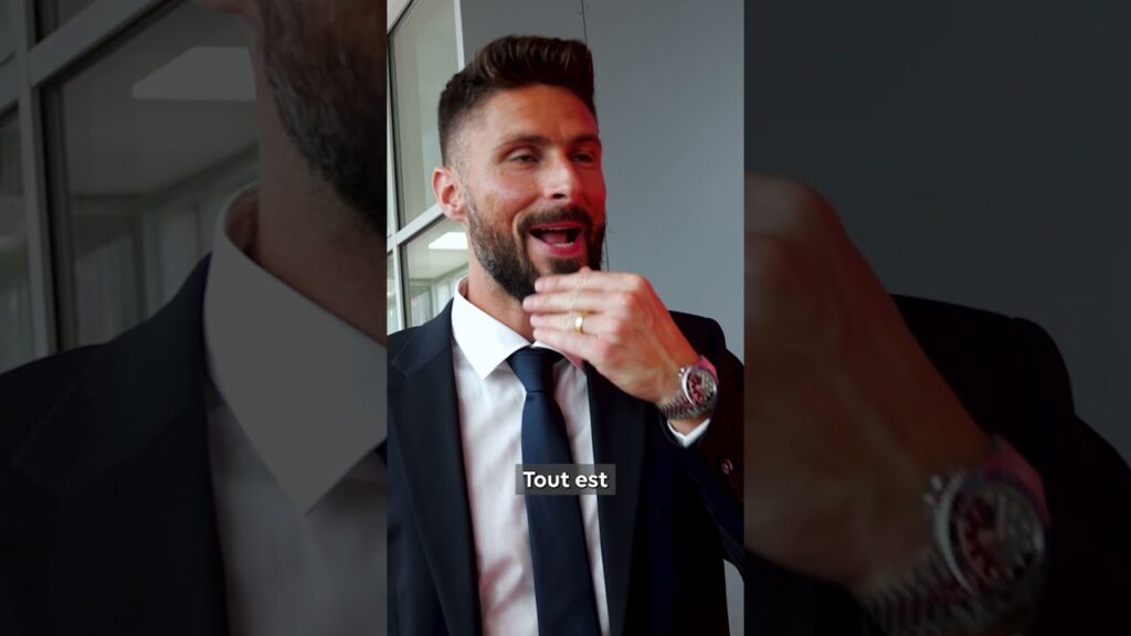 Les premiers pas d'Olivier Giroud au Domaine de Luchin 📰🎙️
