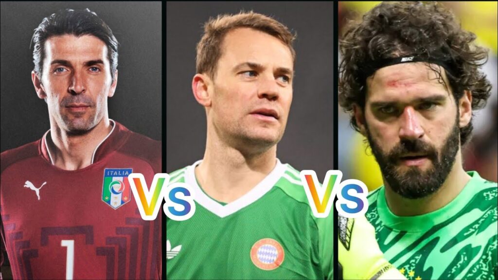 Goalkeepers Comparison: Buffon vs Neuer vs Alisson