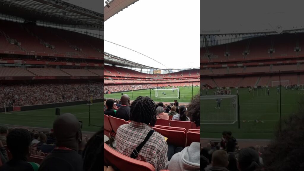 DAVID RAYA makes OUTSTANDING SAVE during@arsenalMen’s Open Training Day | Powered by chinkseyMEDIA
