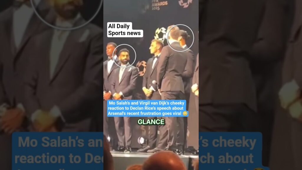 Mo Salah’s and Virgil van Dijk’s cheeky reaction#footballshorts#soccer