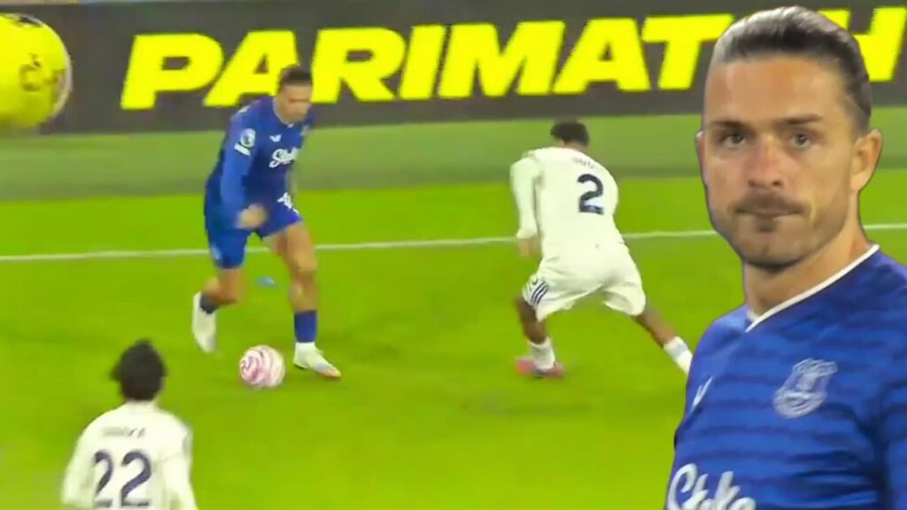 Jack Grealish First Debut For Everton VS Leeds United