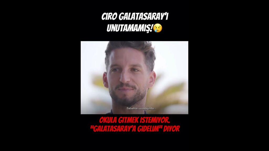 Ciro Galatasaray’ı unutamıyor! 😢 #galatasaray #ciro #ciromertens #driesmertens