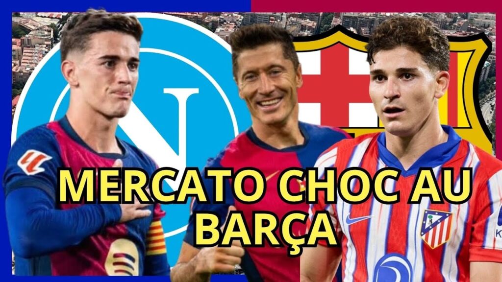 Mercato Barça : Naples fonce sur Gavi, Alvarez pour remplacer Lewandowski ?