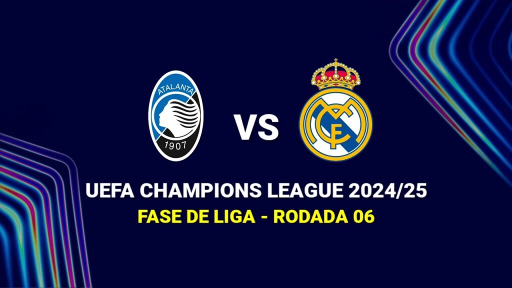 ATALANTA 2 X 3 REAL MADRID | UCL 2024/25 | SBT  [Em Áudio]