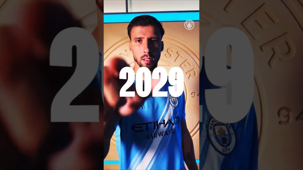 Ruben Dias Signs New Contract with Manchester City Until 2029 📝💙 #football #citygoal