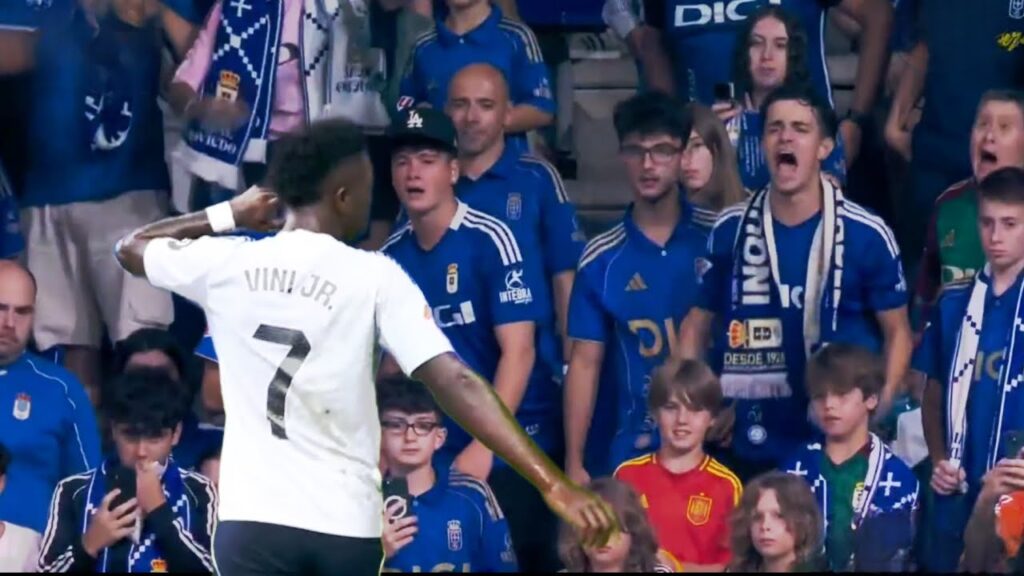 Vinícius Júnior Goal, Real Oviedo vs Real Madrid Highlights 0-3, Vinícius Jr tease Real Oviedo fans