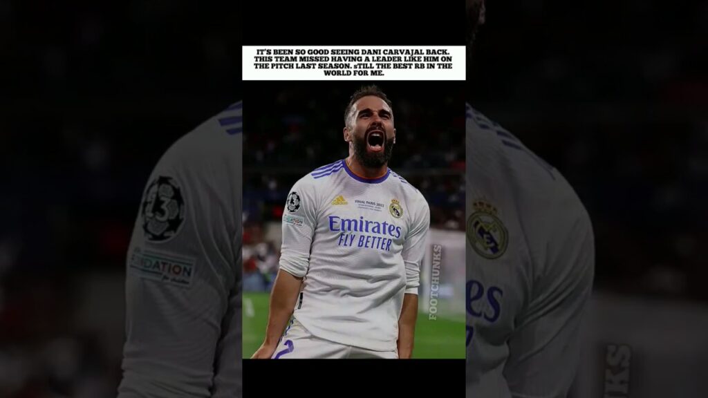 Good To Finally Have Him Back 😮‍💨🥹 | DANI CARVAJAL #football #carvajal #realmadrid