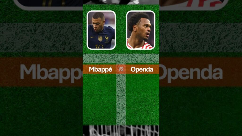Kylian Mbappé vs Loïs Openda Head to Head Entire Career Stats 2024