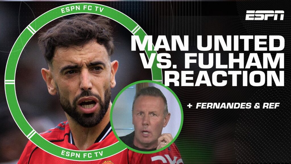 'WHAT AN EMBARRASSMENT!' - Craig Burley sounds off on Bruno Fernandes' moment with referee | ESPN FC