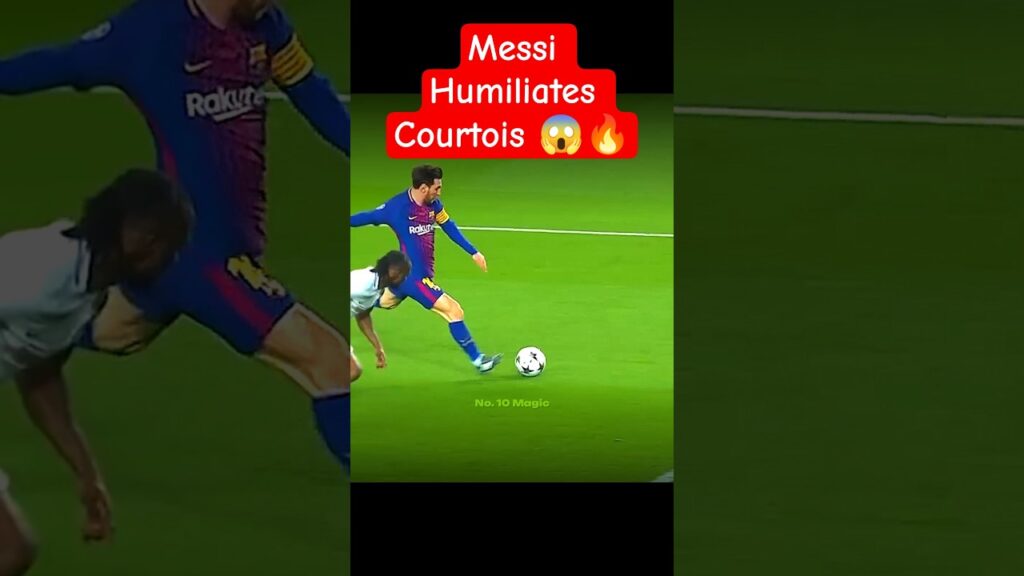 Messi Humiliates Courtois 😱🔥 | Barcelona vs Chelsea | UCL Magic ⚽✨