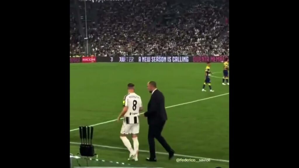 Juve-Parma: Tudor urla a Koopmeiners per accelerare il cambio