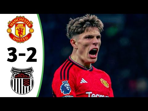 Manchester United vs Grimsby Town 3-2 All Goals & Highlights - 2025 | EFL Cup