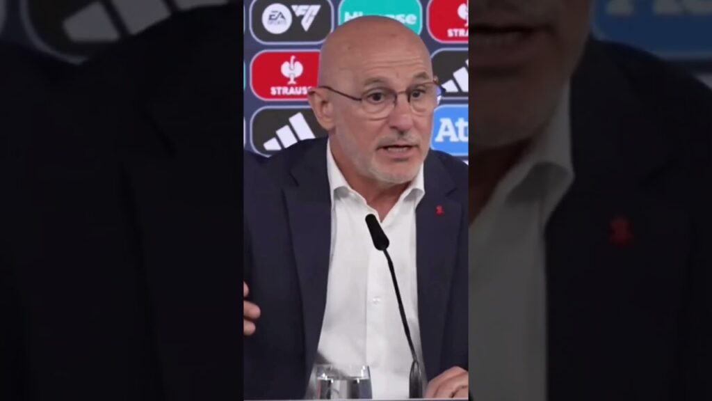 Recado de Luis de la Fuente a la prensa por Unai Simón #lamine #España #nations #Francia #shorts