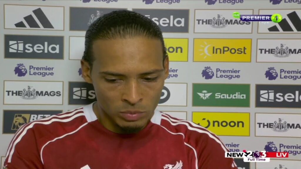 Virgil Van Dijk Post Match Interview || Liverpool VS Newcastle 3-2