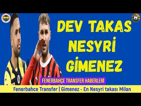 Fenerbahçe Transfer⚽️Fenerbahçe SantiagoGimenez Nesyri takası #santiagogimenez #ennesyri #fenerbahçe