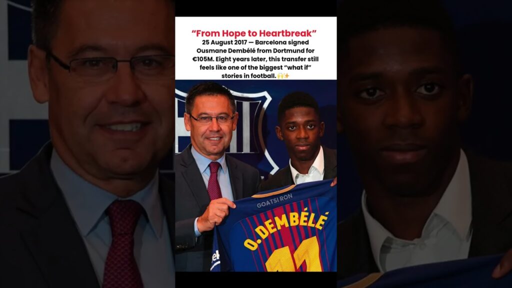 The Day Ousmane Dembélé Joined Barça 💙❤️