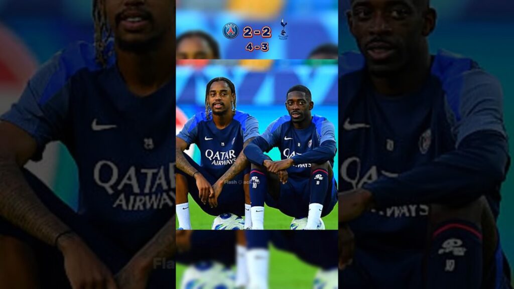 PSG VS Tottenham 2025 Super Cup Gonçalo Ramos Dramatic Late ComeBack #psg #tottenham #football