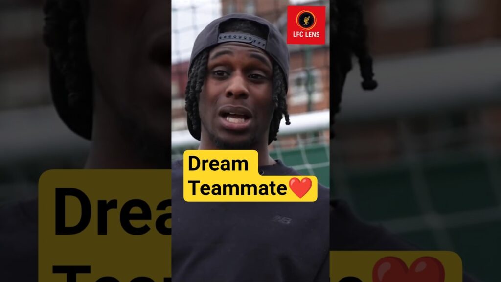 Frimpong reveals dream teammate next to Wirtz!  #shorts #footballshorts #frimpong #liverpoolfc #lfc