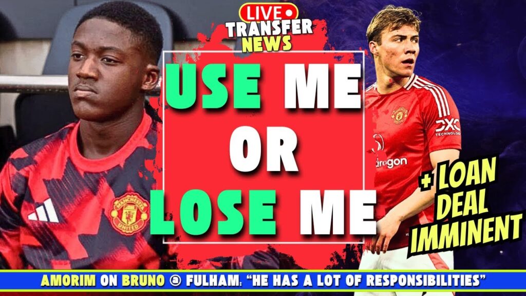 KOBBIE Could LEAVE? Hojlund LOAN DEAL + Lammens INCOMING | Man United Transfer NEWS