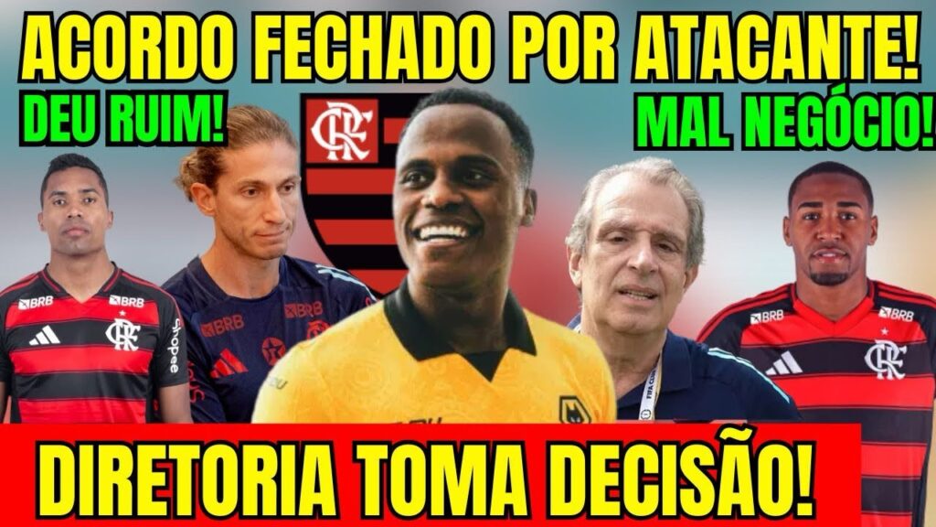SAIU AGORA! FLAMENGO FECHA ACORDO POR ATACANTE! ALEX SANDRO LESIONADO! MENGÃO SE DEU MAL EM NEGÓCIO!