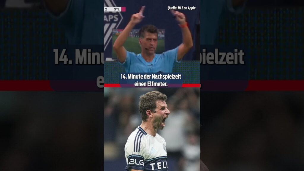 Müller trifft in der Nachspielzeit zum Sieg | #shorts