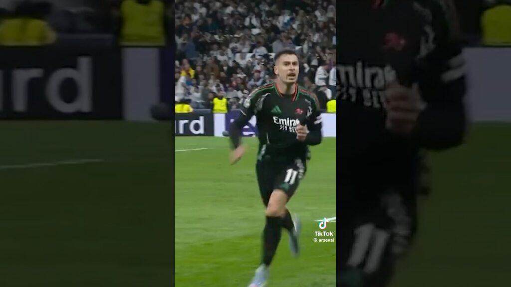 Martinelli is too fast for Real Madrid defenders | Martinelli goal vs Real Madrid