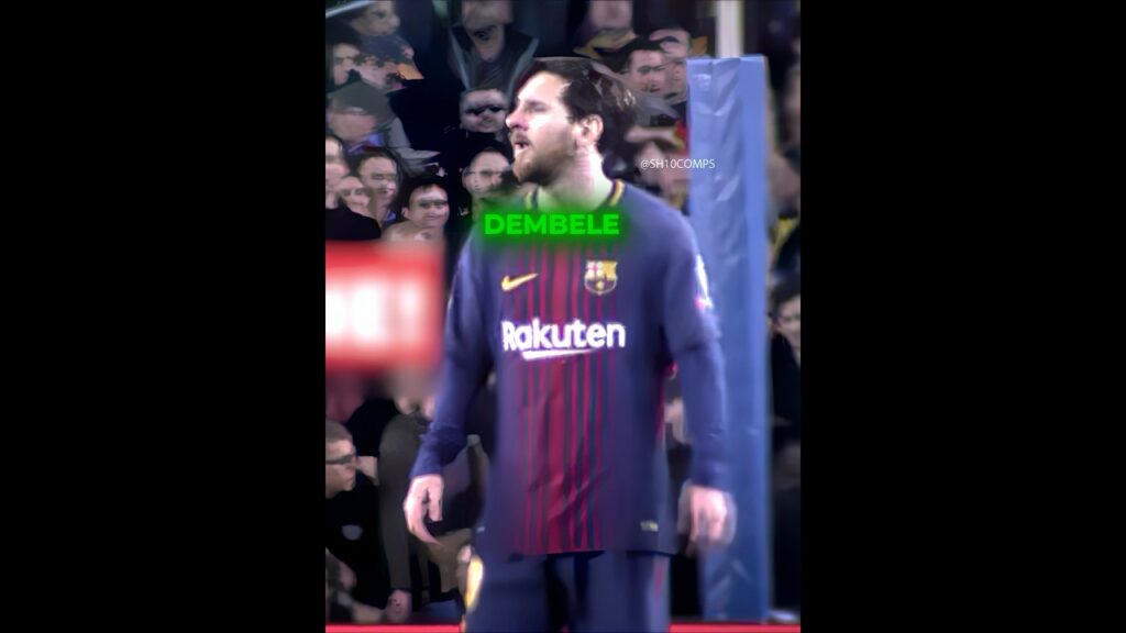 Messi Teaches Dembele How To Play 💔