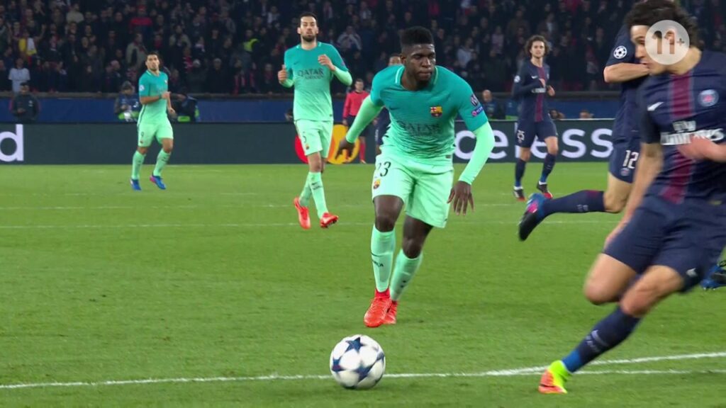 Champions League 14.02.2017 / Assist Meunier, Goal Cavani!