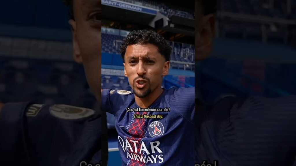 Marqui loves Media Day 🤣 #PSG #Marquinhos