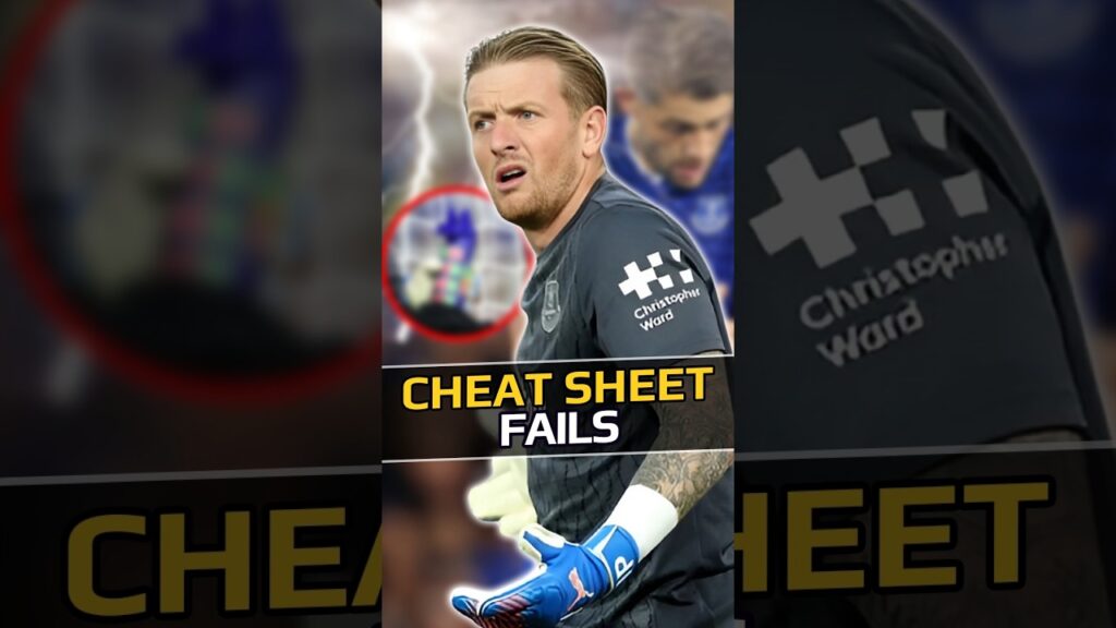 PICKFORD Water Bottle Trick Fails Against Leeds #shorts