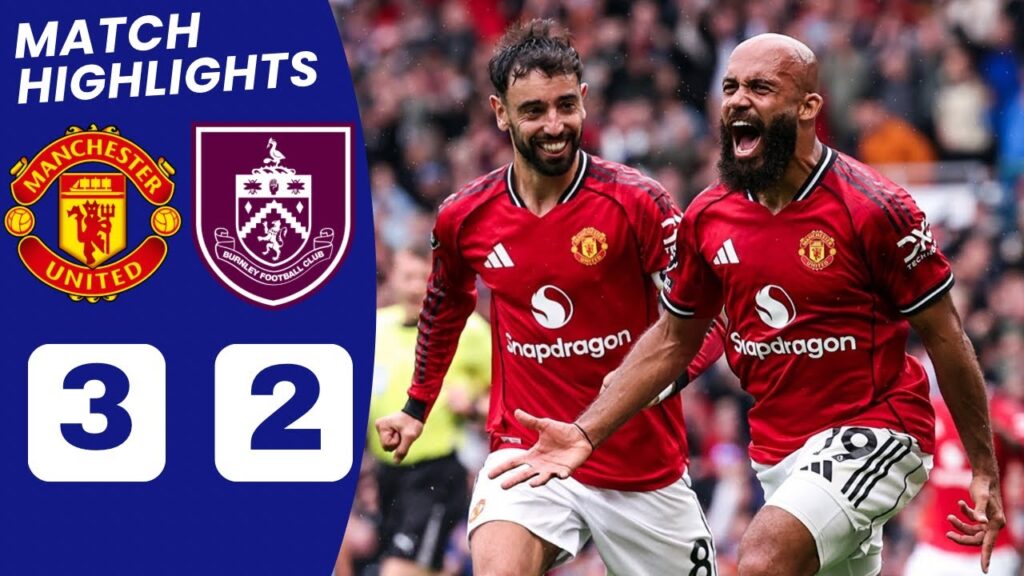 Man United vs Burnley (3-2) HIGHLIGHTS | Bruno Fernandes & Mbeumo Goal vs Burnley.
