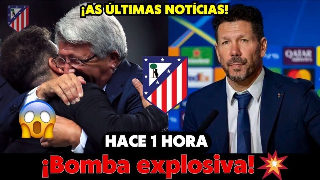 🚨AS ÚLTIMAS NOTÍCIAS SOBRE O Atlético de Madrid! ÚLTIMAS NOTÍCIAS Club Atlético de Madrid